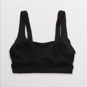 Aerie Ribbed Banded Wide Strap Scoop Bikini Top